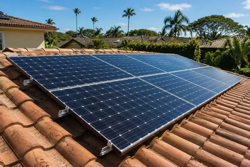Installation de panneaux solaires à Pierric